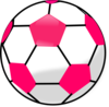 Pink Soccer Pink Clip Art