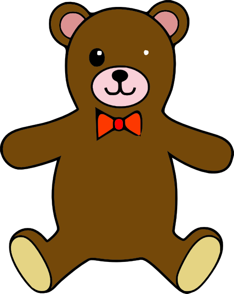 free baby teddy bear clip art - photo #47