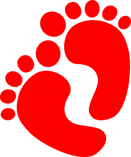 clipart of baby feet - photo #38
