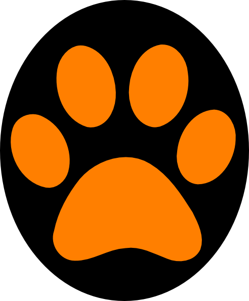 clip art jaguar paw print - photo #28