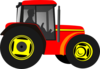 Red Tractor Clip Art