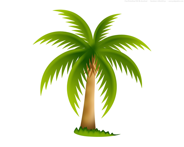 free clip art cartoon palm trees - photo #9