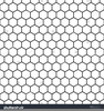 Black And White Honeycomb Clipart Image