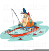 A Man In A Boat Greek Clipart Image
