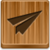 Free Wood Button Paper Airplane Image