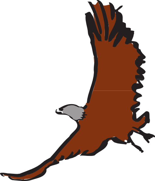 free flying eagle clipart - photo #8