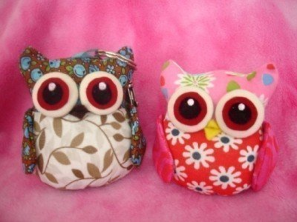 Fabric Plush Stuffed Owl Sewing Pattern