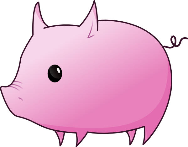 free clipart animated pig - photo #24