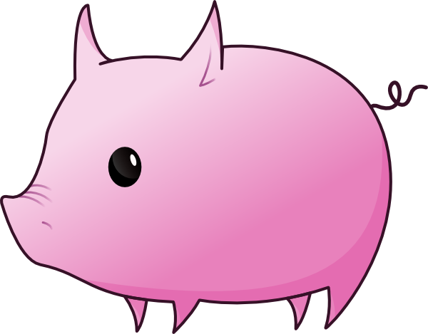 Pig 16 Clip Art at Clker.com - vector clip art online, royalty free