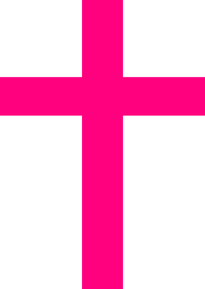 free pink cross clip art - photo #9