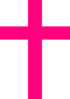 Cross Pink Clip Art