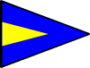 International Maritime Signal Flag Repeat 1 Clip Art