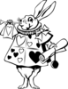 Alice In Wonderland Rabbit Clip Art