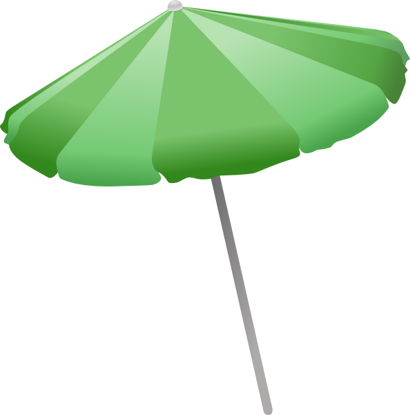 clipart beach chair and umbrella - photo #40