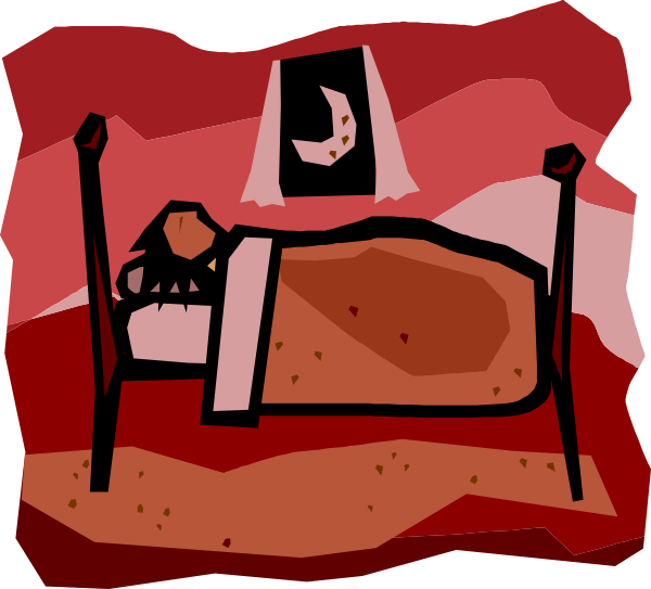 clipart girl sleeping in bed - photo #17