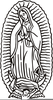 Our Lady Of Lourdes Clipart Image