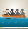 Rowing A Boat Clipart Image