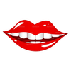 Lips And Teeth Clipart Image