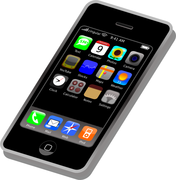 clipart images of mobile phones - photo #6