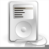 Listening To Ipod Clipart Image