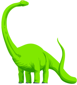 Dinosaur green color cartoon illustration. 18243904 PNG