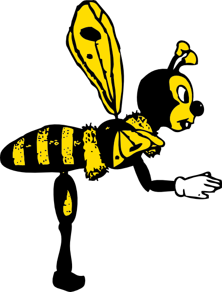 free animated bee clip art - photo #31