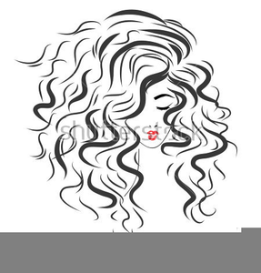 Lady With Curly Hair Clipart | Free Images at Clker.com - vector clip art  online, royalty free & public domain