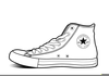 Converse Shoe Clipart Image