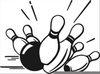 Bowling Split Clipart Image