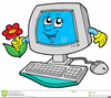 Teacher With Computer Clipart Image