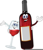Wine And Food Clipart Image