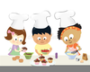 Free Kids Cooking Clipart Image