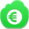 Free Green Cloud Euro Coin Image