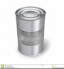 Tin Can Clipart Image