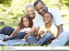 African American Grandparents Clipart Image