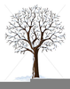 Arbre Hiver Clipart Image