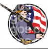 American Revolutionary Soldier Clipart Image
