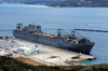 The Large, Medium-speed Roll-on/roll-off Ship Usns Benavidez  (t-akr 306) Sits Pierside In Souda Harbor During A Brief Port Visit. Image