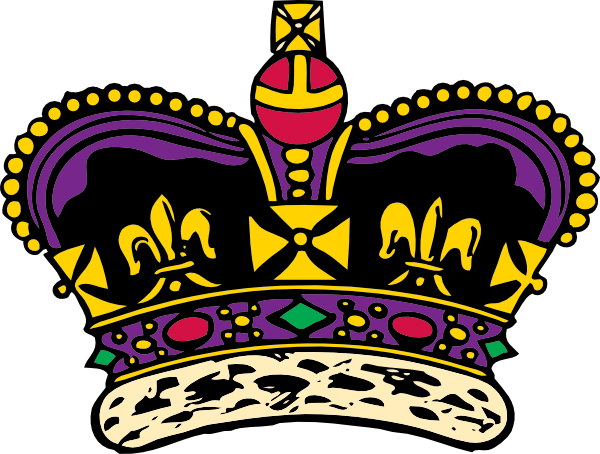 king and queen crown clip art - photo #7