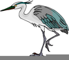 Cartoon Crane Clipart Image