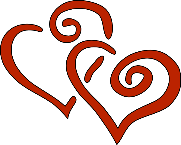 free wedding clipart two hearts - photo #34