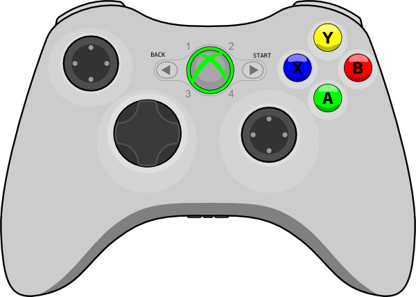 xbox 360 controller clip art - photo #1