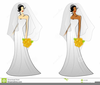 Bridal Dresses Clipart Image