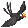 Blackbird Clipart Cartoon Image