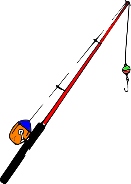 fishing pole clipart - photo #5