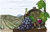 Vineyards Clipart Image