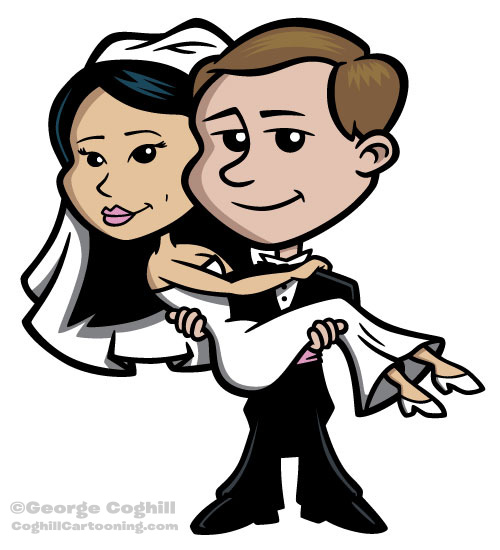 free cartoon wedding clipart - photo #5