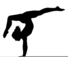 Gymnastic Clip Art Image