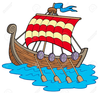 Viking Boats Clipart Image