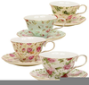 Clipart China Tea Cups Image